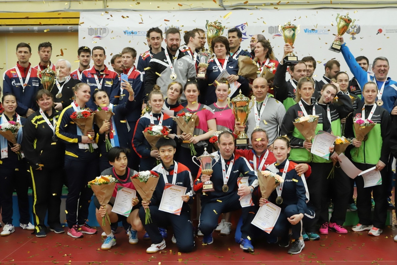 «Факел Газпром» стал серебряным призером Чемпионата России по настольному теннису