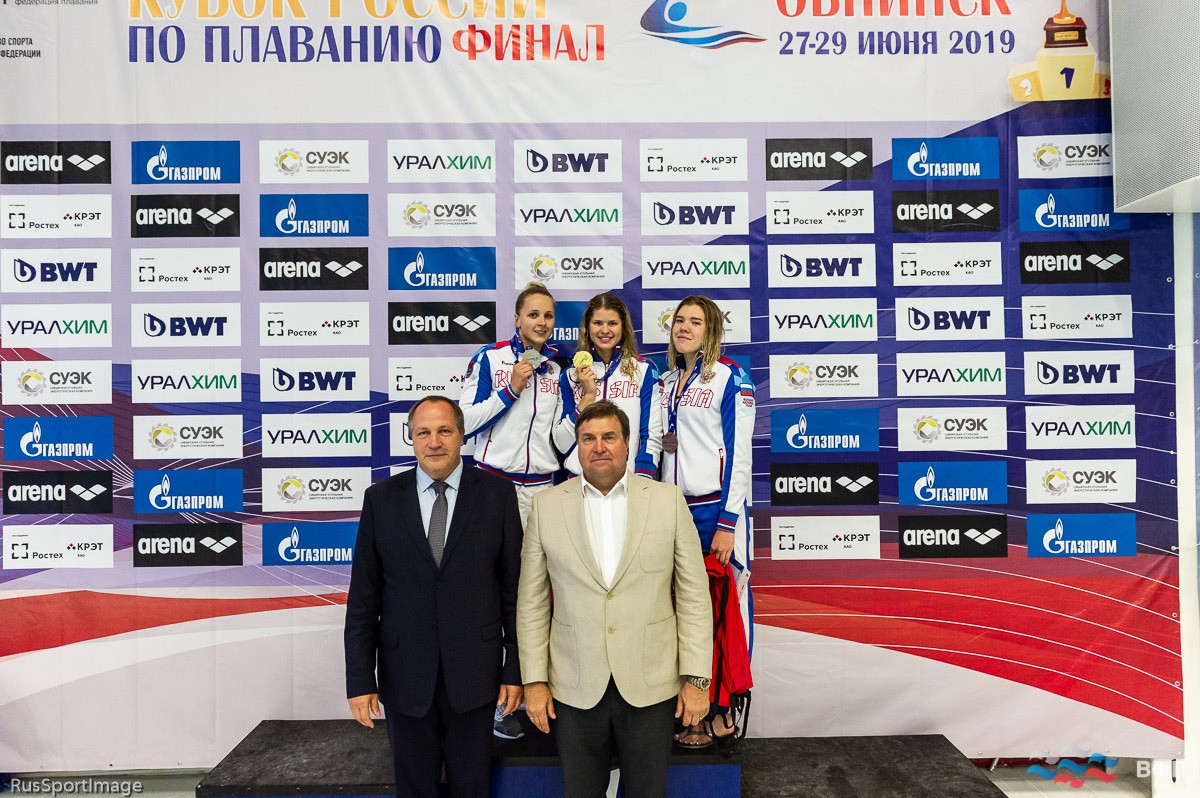 Золото и серебро Кубка России по плаванию. Мария Каменева вновь на победном пьедестале
