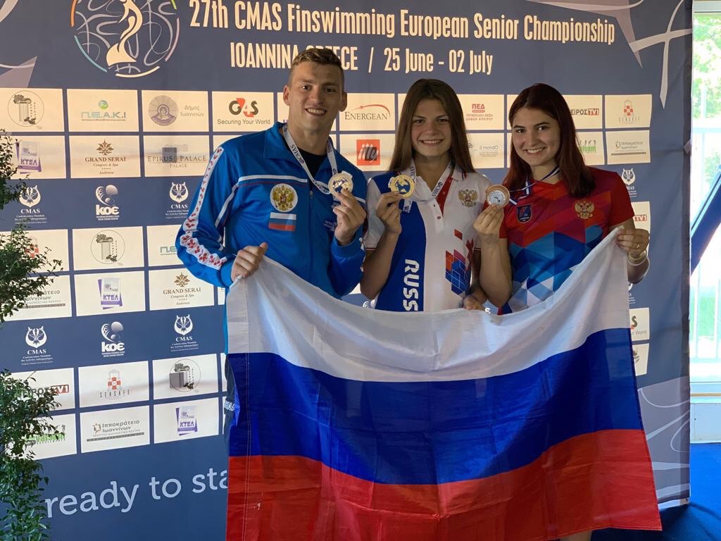 Орчане завоевали полный комплект медалей на чемпионате Европы по подводному спорту