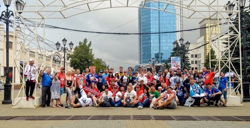 Оренбуржцы приняли участие в съезде фанатов хоккейных клубов
