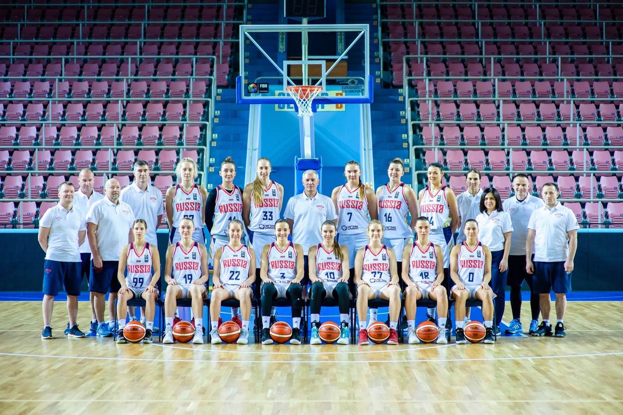 Женская национальная сборная России по баскетболу провела первую тренировку в Оренбурге