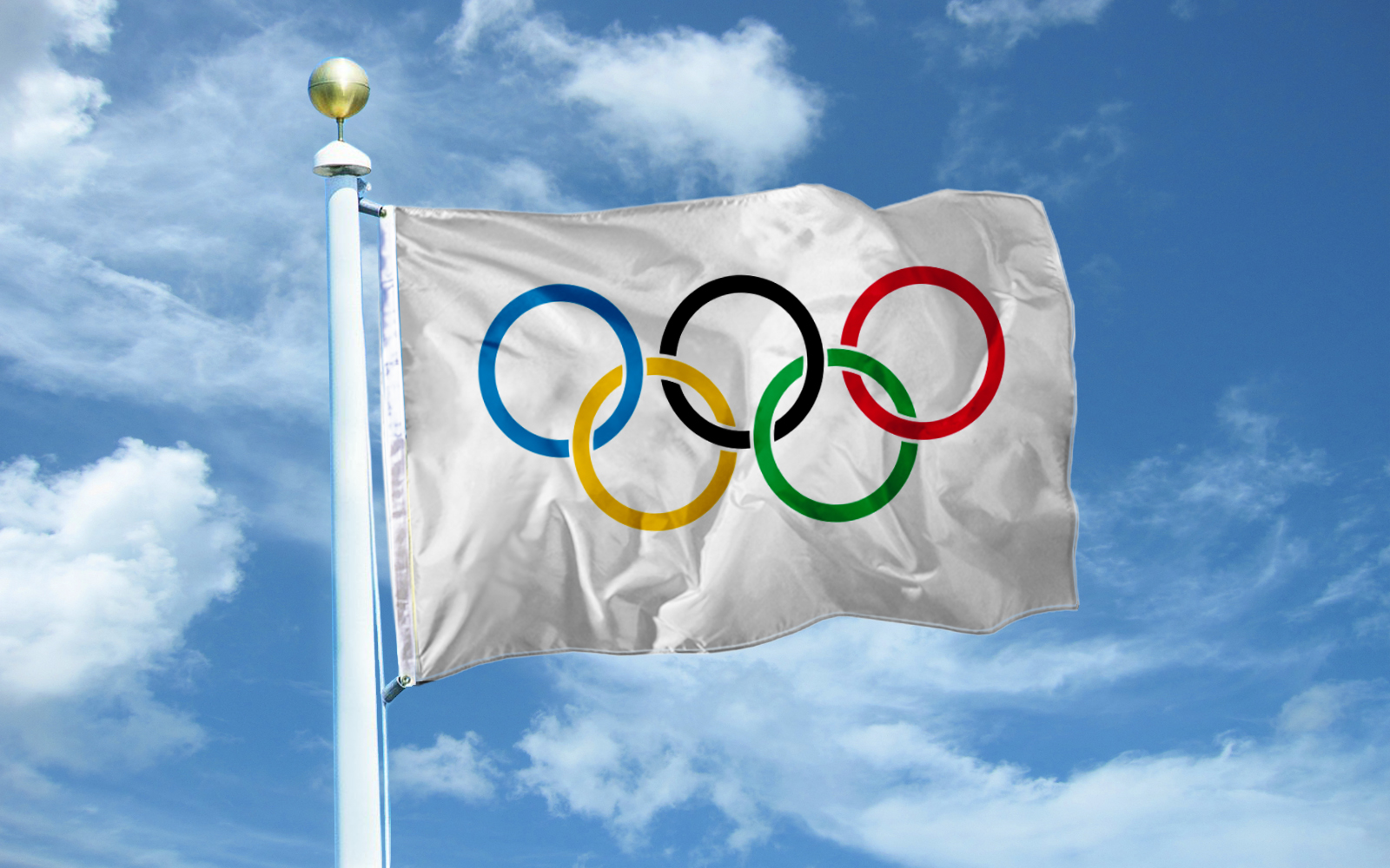 Олимпийский флаг Токио