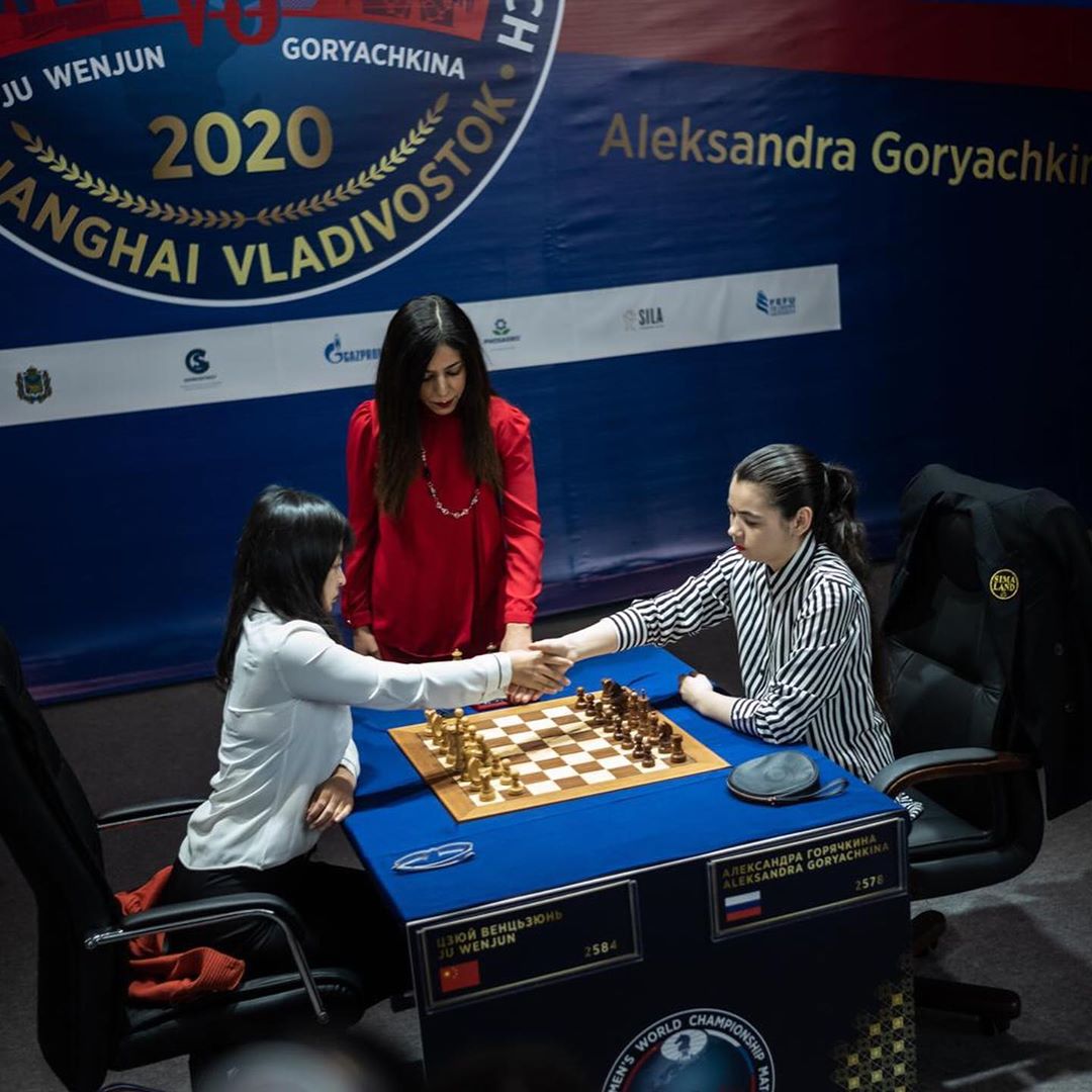 Александра Горячкина проиграла китаянке в решающем матче за мировую шахматную корону