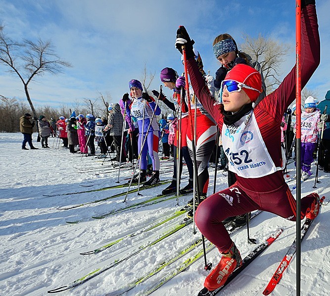 Более 60 тысяч оренбуржцев вышли на «Лыжню России»