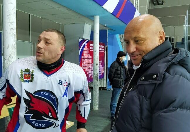 Сергей Черный болел за «Ястребов» на втором этапе Чемпионата России по следж-хоккею