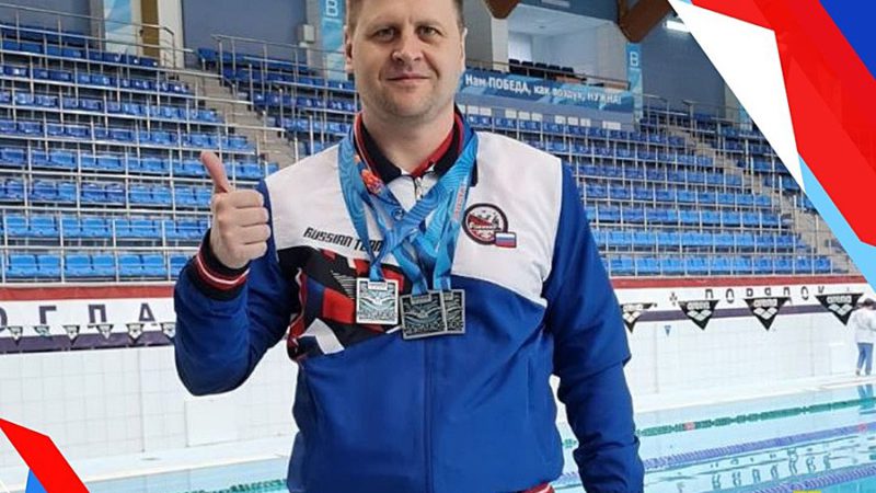 Оренбургский пловец Олег Андронов завоевал 3 медали Чемпионата России