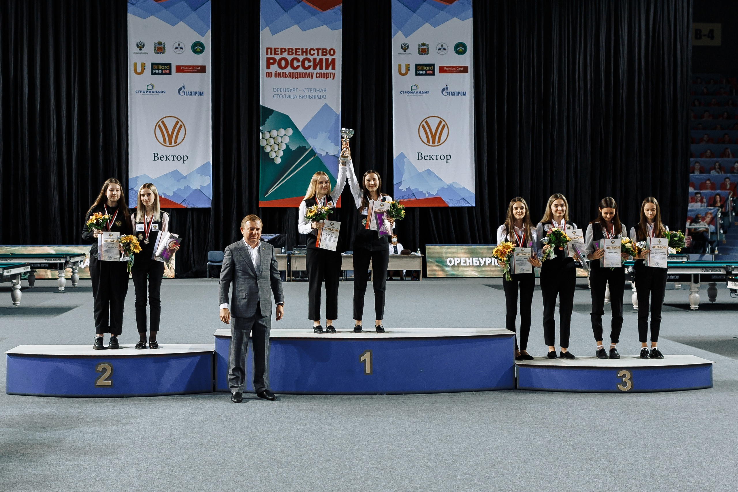 Оренбургские бильярдисты завоевали четыре медали на Первенстве России