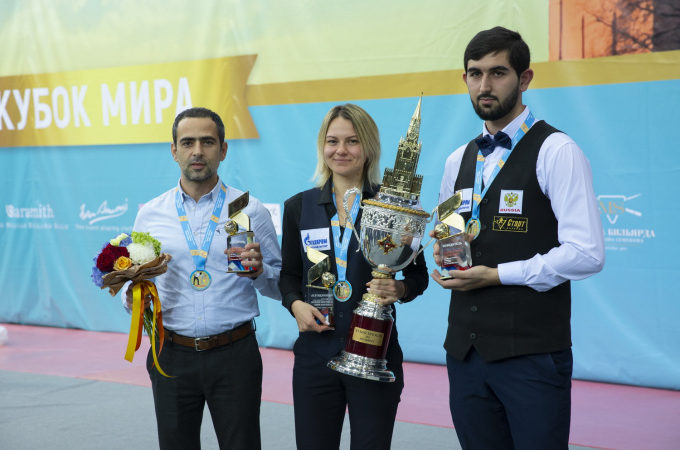 Диана Миронова выиграла Кубок Кремля по бильярдному спорту