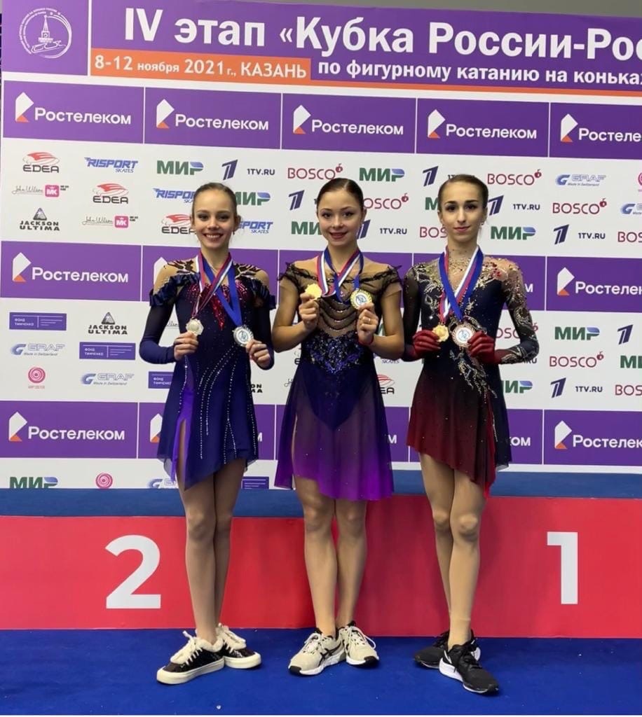 Оренбургская фигуристка Валерия Шульская завоевала бронзу на этапе Кубка России