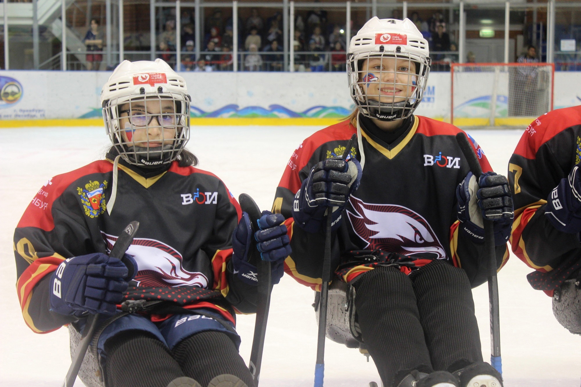 В Оренбурге стартовал следж-хоккейный турнир среди детских команд