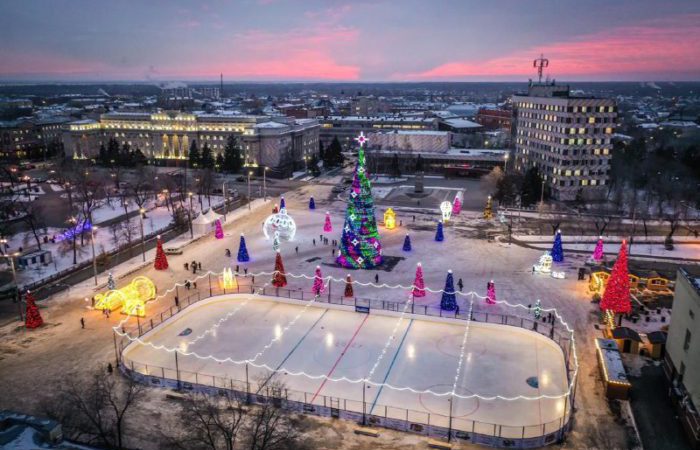 Ледовый каток на площади Ленина в этом году работать не будет