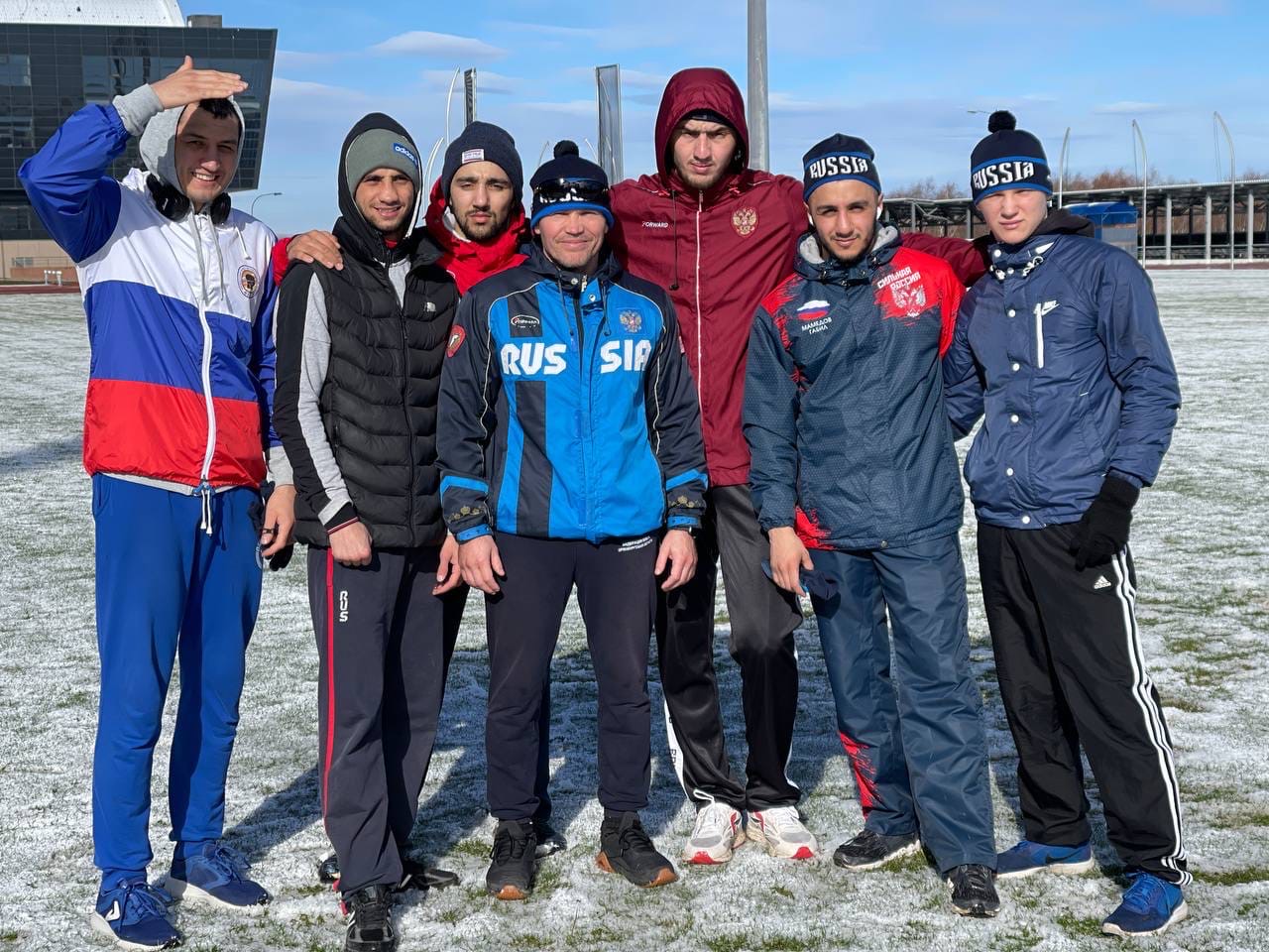 Оренбуржцы тренируются в составе сборной России по боксу