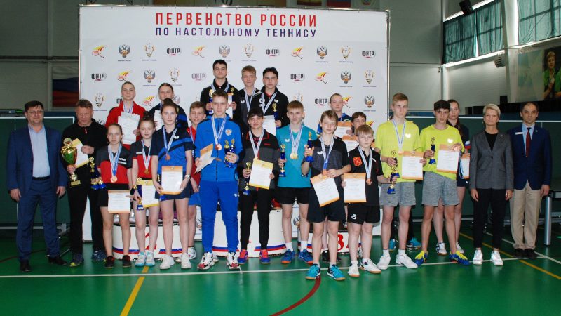 Оренбургские теннисисты завоевали шесть медалей на первенстве России