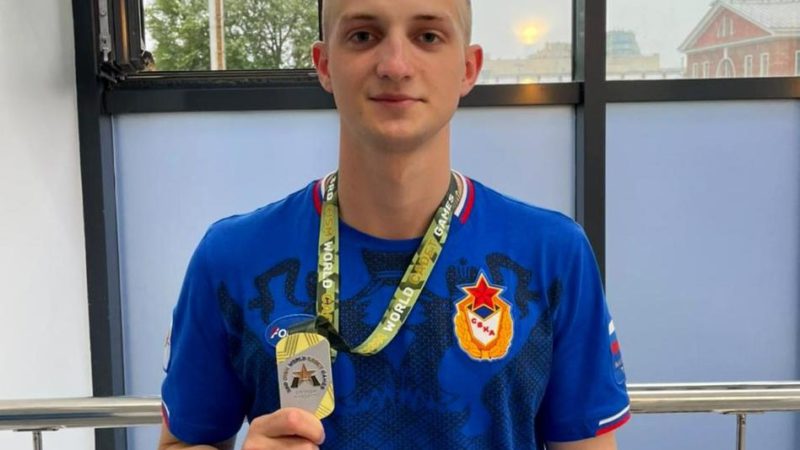Уроженец Оренбуржья Данила Инбулаев завоевал три медали Всемирных курсантских игр