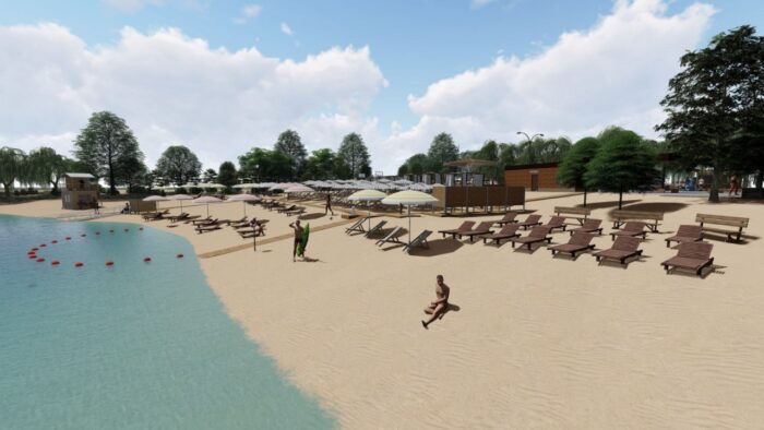В Оренбурге приведут в порядок пляж «Волна». Там появится площадка для волейбола и тренажеры
