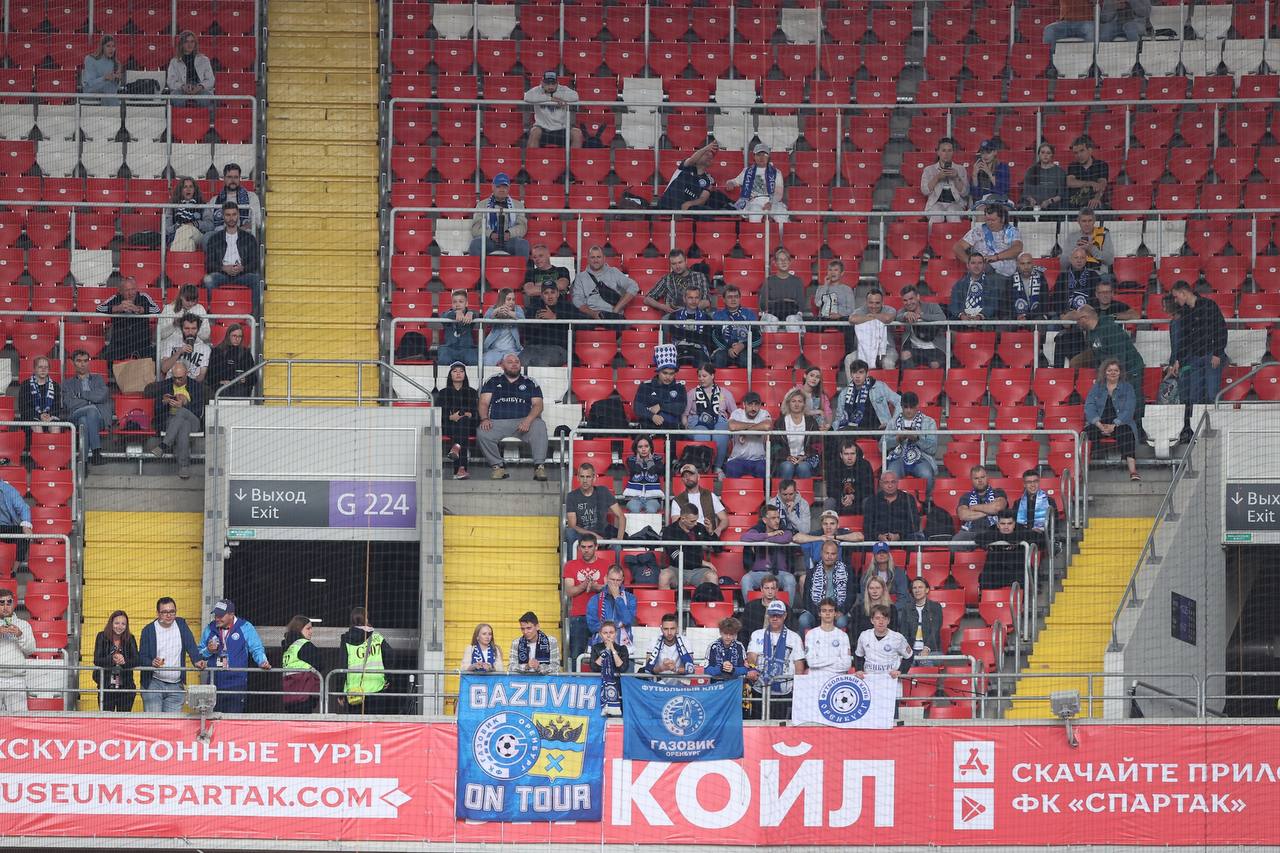 На матч «Спартака» с «Оренбургом» пришло 11 466 зрителей