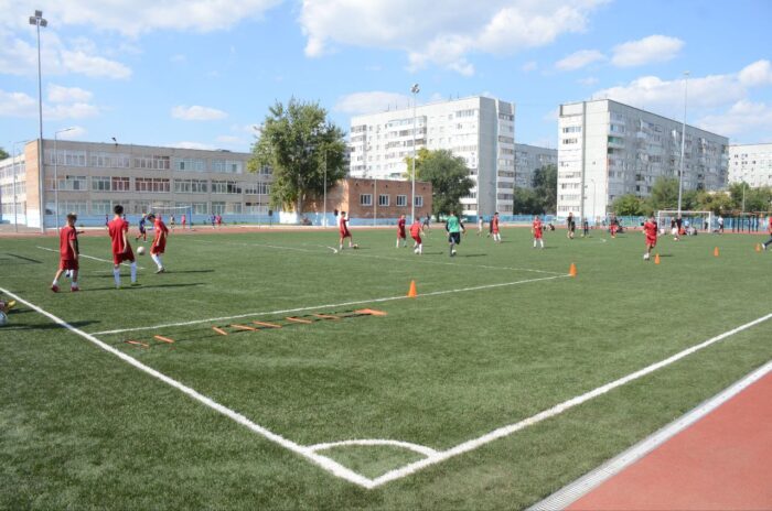 В Оренбурге открыли «умную» спортивную площадку