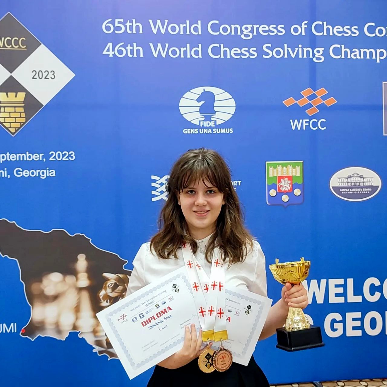 Анна Шухман стала чемпионкой мира по решению шахматных композиций
