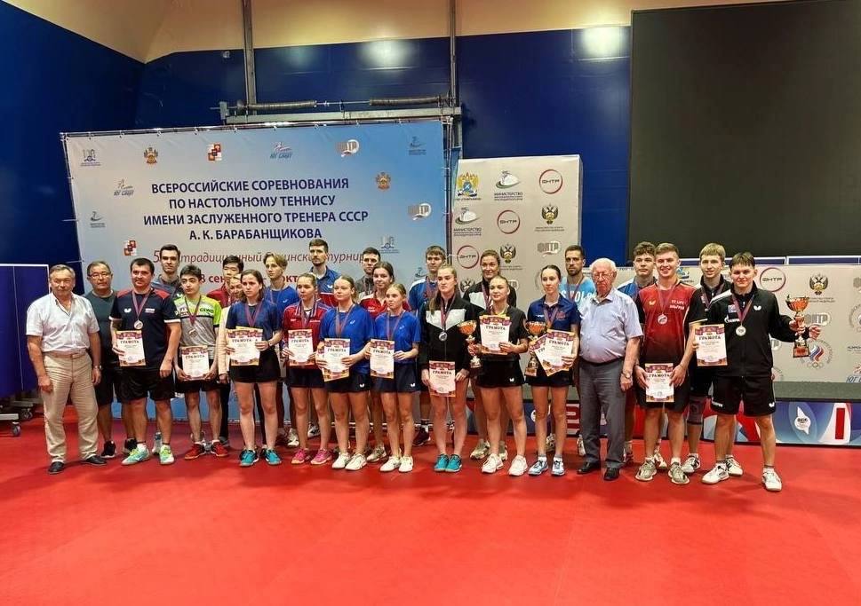 Оренбургские теннисисты стали победителями турнира имени Барабанщикова