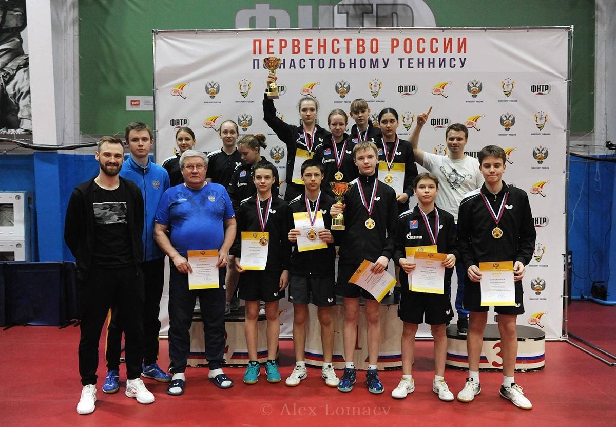 Сборная Оренбуржья по теннису стала второй на первенстве России