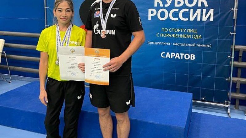 Паратеннисисты Гонобины стали призерами Кубка России в парных разрядах