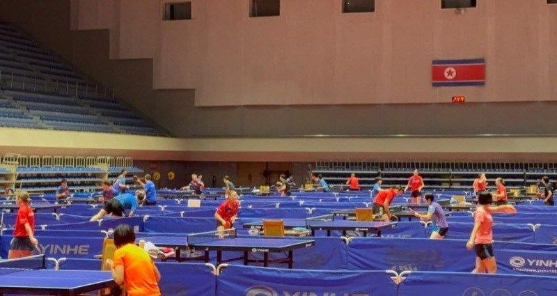 Теннисисты из Оренбурга начали тренировки в Северной Корее