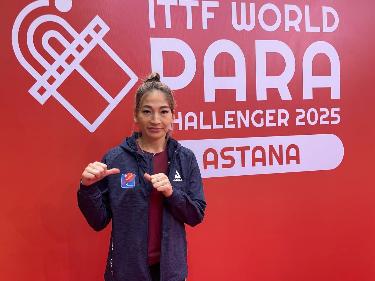 Гульмира Гонобина вошла в ТОП-3 рейтинга ITTF